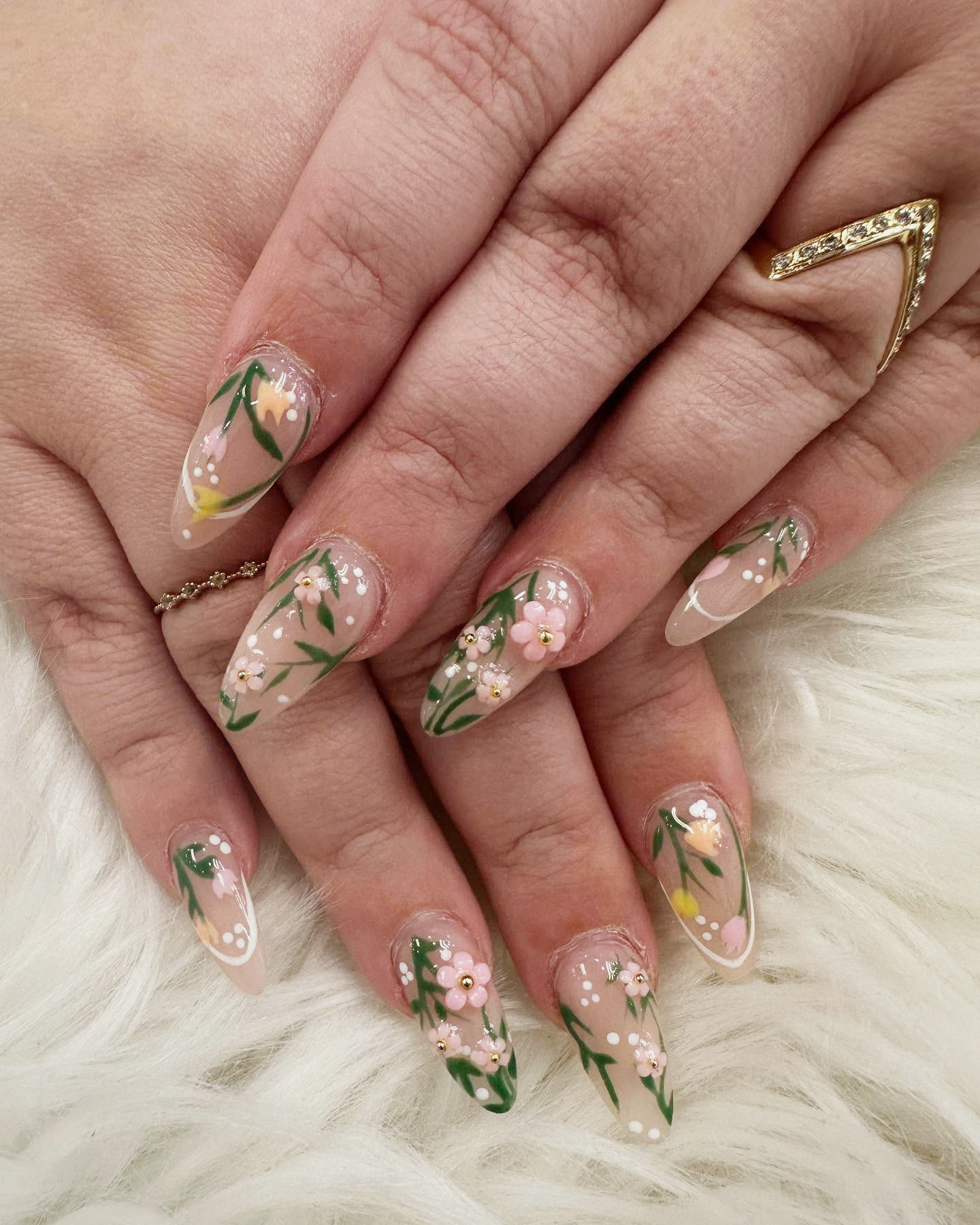 Beautiful nail design in Waltham MA